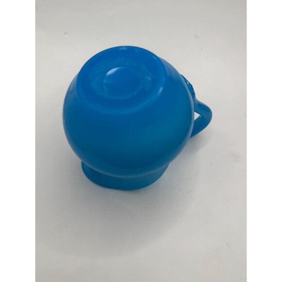 Antique French Opaline Glass Pitcher – Sky Blue, Handblown with Polished Pontil, - Picture 10 of 11